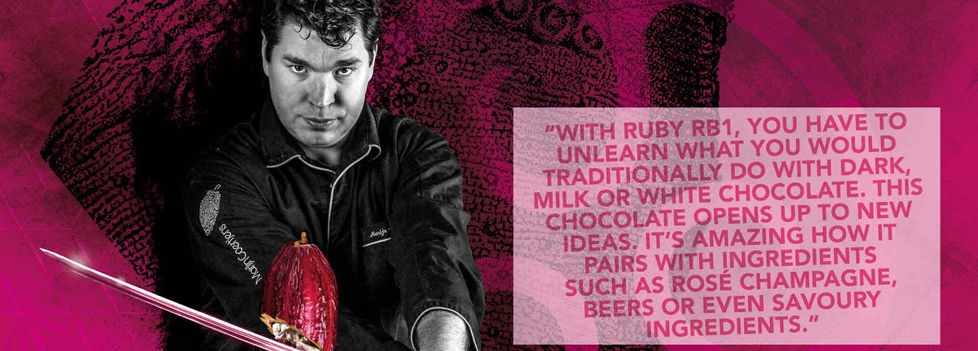 Callebaut Ruby RB1 チョコレート