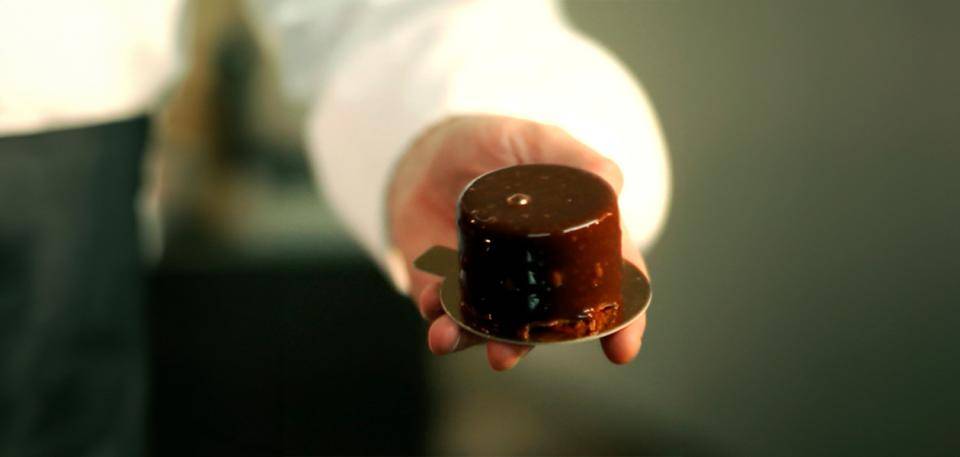 La glassa ha delle bolle d’aria