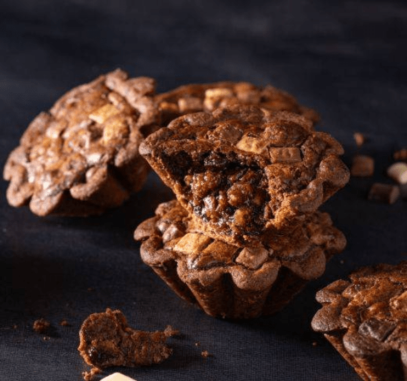 Brownie Mince PIe recipe Callebaut