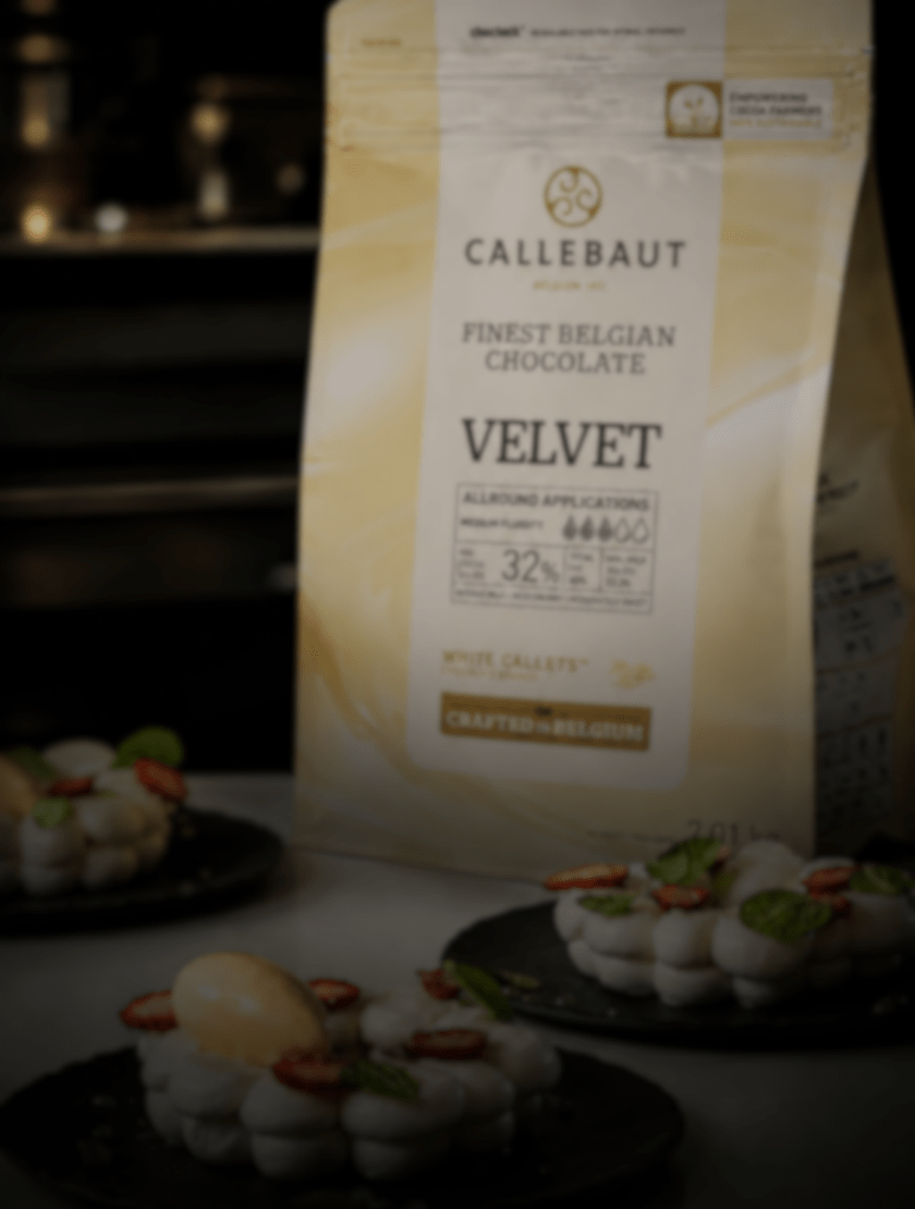Chocolate branco belga Callebaut Velvet