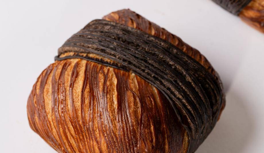 Chocolate Hazelnut Pretzel Croissant