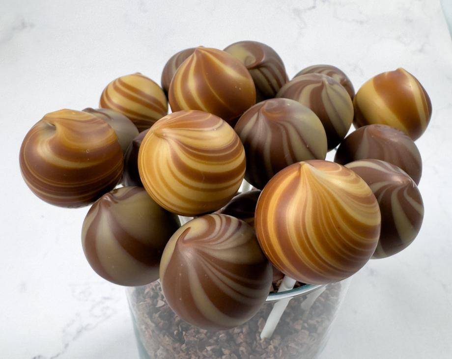 White Chocolate Coffee Lollipop