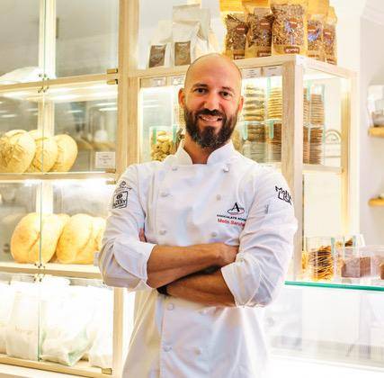 Chef Metin stands outside his shop in Turkey