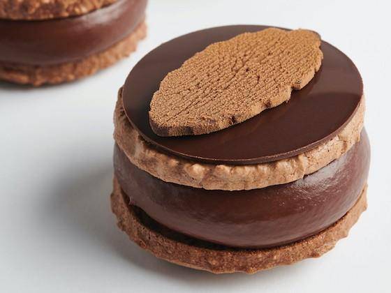 Upcycled Chocolate Macaron by Chef Nicolas Dutertre